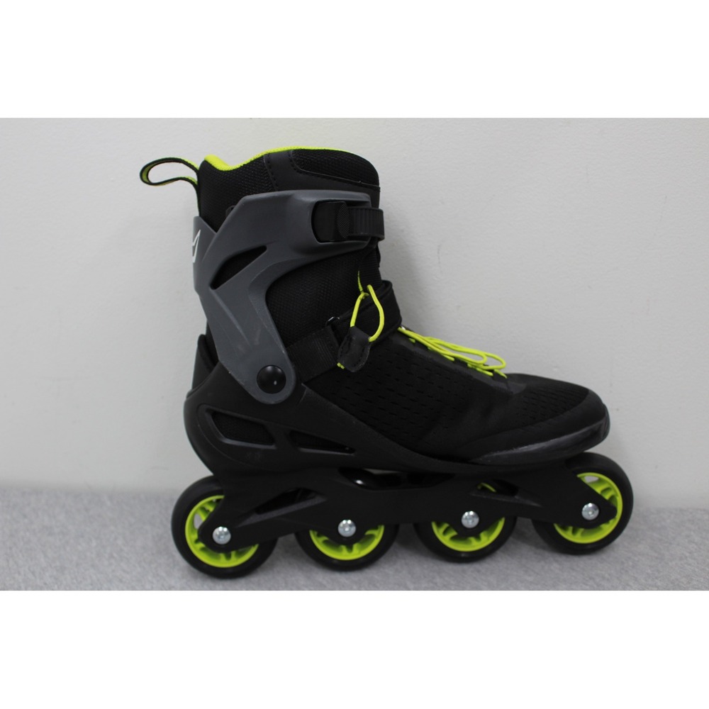 Rollerblade Inline Skates Mens 10 Black Zetrablade Elite Fitness 80mm Wheels View 3